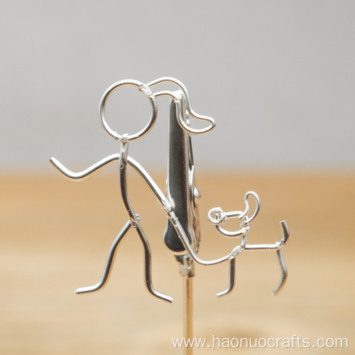 stainless steel metal and iron desktop trinkets cartoon